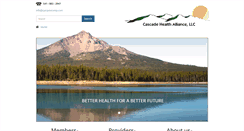 Desktop Screenshot of cascadehealthalliance.com